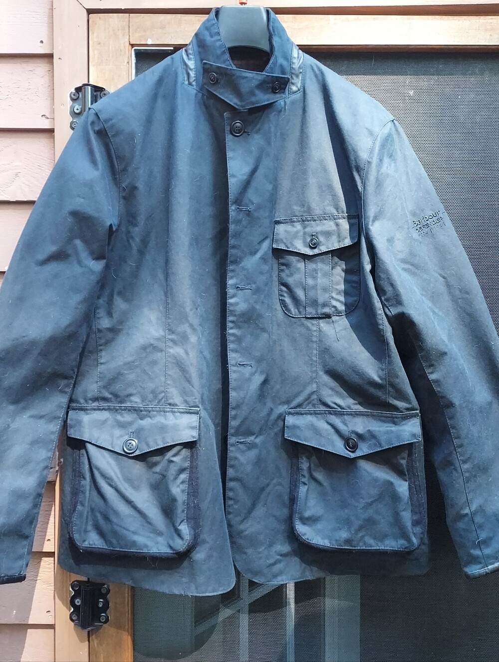 Barbour For Land Rover XL Defender Oilskin Coat